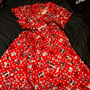 Torrid Retro Chic Red Pinup Dress Size 18